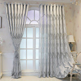 1pc Chic Hollow-Leaf Design Sheer Curtain - Light-Filtering Elegance for Living Room & Bedroom Privacy