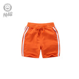 LUTAOTIE Children's Clothing  New Double Strip Shorts Boys and Girls Summer Clothes Fashionable Fifth Pants Children One Piece Dropshipping