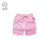 LUTAOTIE Children's Clothing  New Double Strip Shorts Boys and Girls Summer Clothes Fashionable Fifth Pants Children One Piece Dropshipping