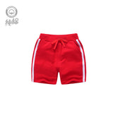 LUTAOTIE Children's Clothing  New Double Strip Shorts Boys and Girls Summer Clothes Fashionable Fifth Pants Children One Piece Dropshipping