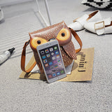 LUTAOTIE  Spring New Fashion Small Cat Bag Cartoon Owl Bag Shoulder Messenger Bag Foreign Trade Flower Printed Small Bag