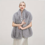 Luxurious Faux Fur Shawl - Extra Thick, Fashionable, Ultra-Soft, Cozy, and Cold-Weather Proof - Perfect for Autumn and Winter Seasons, Ideal for Bridal and Wedding Occasions, Stylish Accessory for Wedding Dresses, Elegant Cloak for Formal Events