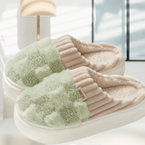 Ultimate Luxury Winter Plush House Slippers - Cloud-Soft Sole, Ultra-Fuzzy Slip-On, Snug Closed Toe - Intense Coziness & Toasty Warmth for Indoor Lounging