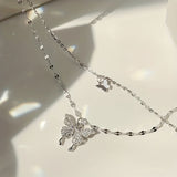 Elegant Y2K Rhinestone Butterfly Necklace: Daily Chic & Perfect for Ramadan Gifts