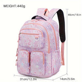 1pc Extra-Large Durable Travel Backpack - Stylish Casual Design with Multiple Compartments for Students & Explorers