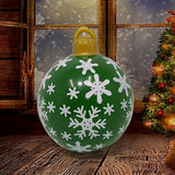 1pc 23.6 Inch Giant Inflatable Christmas Yard Decoration Balloon Ball Outdoor