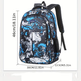 Casual Men's And Women's Backpack Junior High School Schoolbag High School Big Elementary Students Schoolbag Backpack Computer Bag