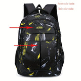 Large Capacity School Backpack - Spacious Interior, Korean Fashion Inspired, Stylish Design - Unisex for Men and Women, Perfect for High School and Junior High School Students, Campus Life Essential