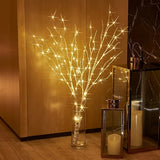 1pc Battery Powered Luminous Birch Branch Decorative Light: Simulated Artificial Branches for Indoor, Wedding, Party, Home Decoration and Festivals