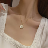 Elegant White Camellia Flower Necklace - Versatile, Durable & Lightweight, Perfect Gift for Any Occasion