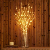 1pc Battery Powered Luminous Birch Branch Decorative Light: Simulated Artificial Branches for Indoor, Wedding, Party, Home Decoration and Festivals