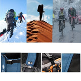 1 Pair Breathable PA Nylon Leg Gaiters with Fastener Tape, Adjustable Water-Resistant Snow Boot Gaiters for Hiking and Camping