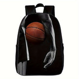 Unisex Basketball Backpack - Spacious & Durable, Perfect for Students & Commuters - Casual Style with Comfortable Straps