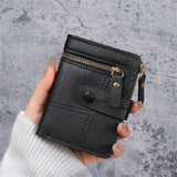 Compact Women's Mini Bifold Wallet, Multi-Function Coin Purse With Multiple Card Slots, Faux Leather Purse(9.09cmx 0.58cm)