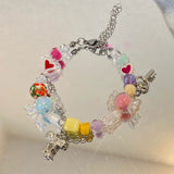 lutaotie Tossing Candies at the Fair Fairy Kei Fairycore Kawaii Choker with Optional Bracelet Set