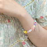 lutaotie Tossing Candies at the Fair Fairy Kei Fairycore Kawaii Choker with Optional Bracelet Set