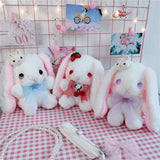 lutaotie Sweet Picnic Bunny Rabbit Bag