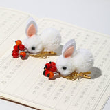 lutaotie Bunnies Foraging in Starbright Forest Hair Accessory Set