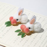 lutaotie Bunnies Foraging in Starbright Forest Hair Accessory Set