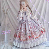 LoveFery Ruffled Puff Sleeve Bowtie Princesscore Dress