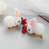 lutaotie Bunnies Foraging in Starbright Forest Hair Accessory Set