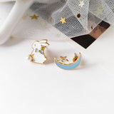 lutaotie Furry Tomodachi Kitten Bunny Fairycore Cottagecore Princescsore Earrings