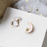 lutaotie Furry Tomodachi Kitten Bunny Fairycore Cottagecore Princescsore Earrings