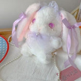 lutaotie Itty Bitty Pearl Bunny Friend Bag