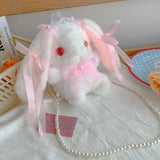 lutaotie Itty Bitty Pearl Bunny Friend Bag