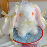 lutaotie Itty Bitty Pearl Bunny Friend Bag