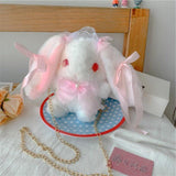 lutaotie Itty Bitty Pearl Bunny Friend Bag