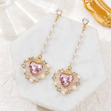 lutaotie Girly Movie Night Fairycore Princesscore Earrings