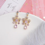 lutaotie Girly Movie Night Fairycore Princesscore Earrings