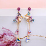 lutaotie Girly Movie Night Fairycore Princesscore Earrings