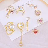 lutaotie Girly Movie Night Fairycore Princesscore Earrings