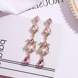 lutaotie Girly Movie Night Fairycore Princesscore Earrings