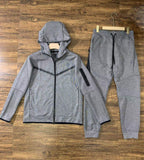 LUTAOTIE Casual Sports Hooded Men's Side Zipper 490 and 163 Suit