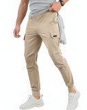 LUTAOTIE Summer  European and American New Cargo Pants Loose Casual Pants Skinny Pants Ankle-Tied Men's Trousers