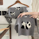 2024 autumn and winter sweater boys sweater cardigan spring girls sweater