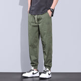 LUTAOTIE Sports Trousers Men's Loose Tappered Men's Pants  Spring and Summer New All-Matching Fashion Brand Tooling Casual Pants Men