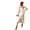 New   Summer New European and American Women's Clothing Sexy V-neck Brace High Elastic Satin Long Dress