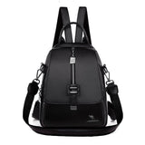 Women's Backpack  New Fashion Pu Soft Leather Small Backpack Korean Style Personalized Women's Backpack Trendy Dual-Use Chest Bag