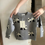 2024 autumn and winter sweater boys sweater cardigan spring girls sweater