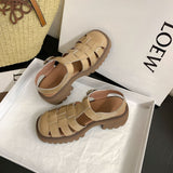 LUTAOTIE New Women's Roman Summer Muffin Chunky Sandals