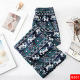 LUTAOTIE  Foreign Trade Exclusive for Cross-Border Elephant Wide-Leg Pants Women's Summer Thin High Waist Drooping Straight Loose Casual Pants Mop Pants