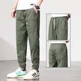 LUTAOTIE Sports Trousers Men's Loose Tappered Men's Pants  Spring and Summer New All-Matching Fashion Brand Tooling Casual Pants Men