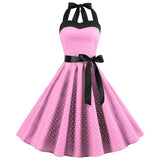 Hot Trade  TikTok Fashion Summer Polka Dot Brace Sexy Sweet Women's Clothing Dress Factory Direct Sales