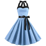 Hot Trade  TikTok Fashion Summer Polka Dot Brace Sexy Sweet Women's Clothing Dress Factory Direct Sales