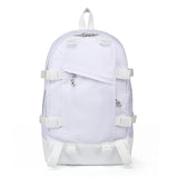 Wholesale Outdoor Travel Solid Color Backpack Female Early High School Student Schoolbag Casual and Lightweight Computer Bag Male Printed Logo