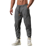 LUTAOTIE Foreign Trade Autumn Leisure Track Sweatpants Men's Loose Tappered Trousers Three-Dimensional Stitching Fitness Running Training New